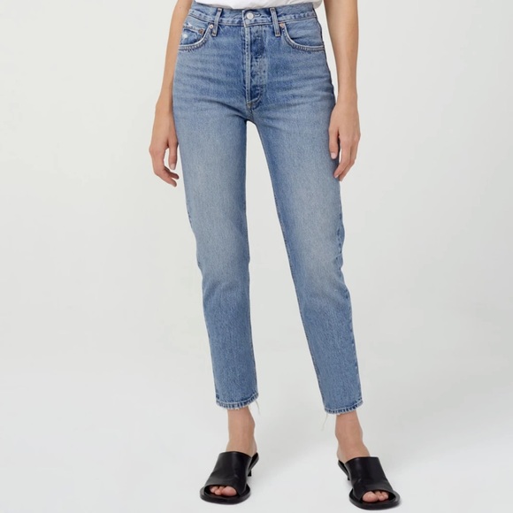 RILEY HIGH RISE STRAIGHT CROP - Picture 1 of 2